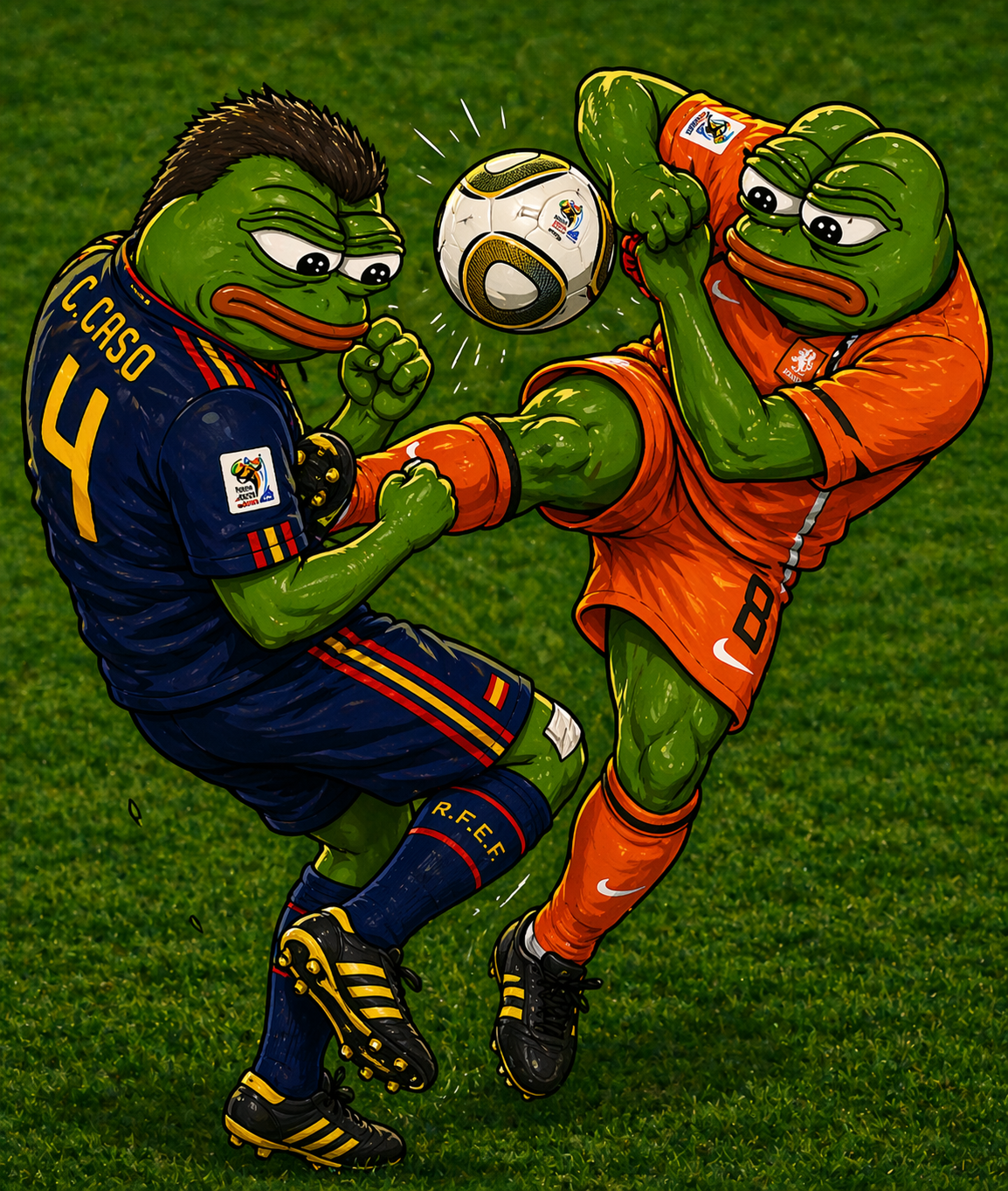 Pepe Spain vs Netherlands — final 2010
