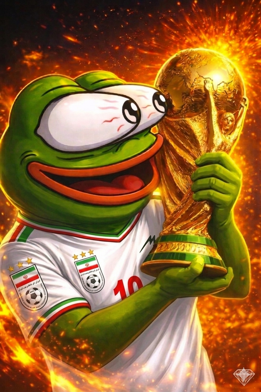Pepe Iran sticker