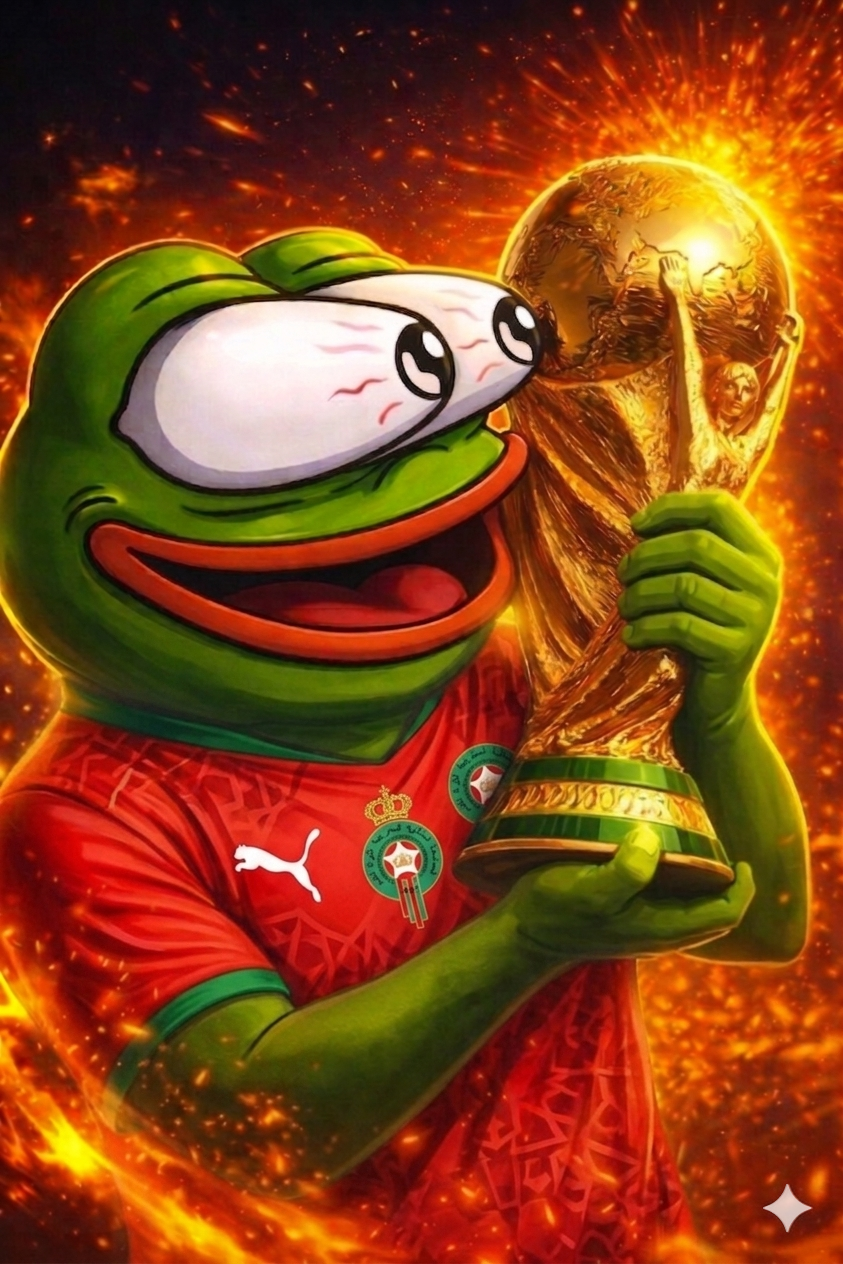 Pepe Morocco sticker