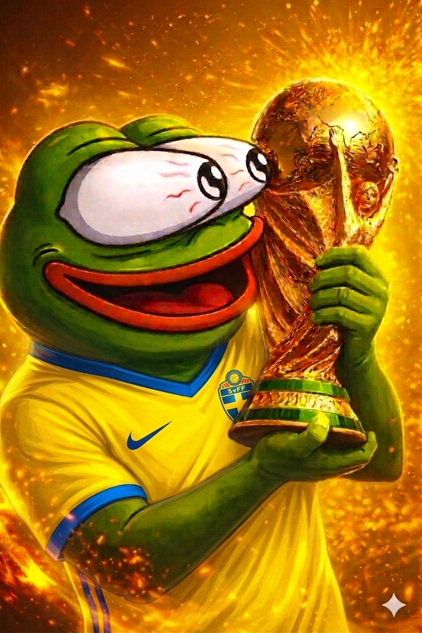 Pepe Sweden sticker