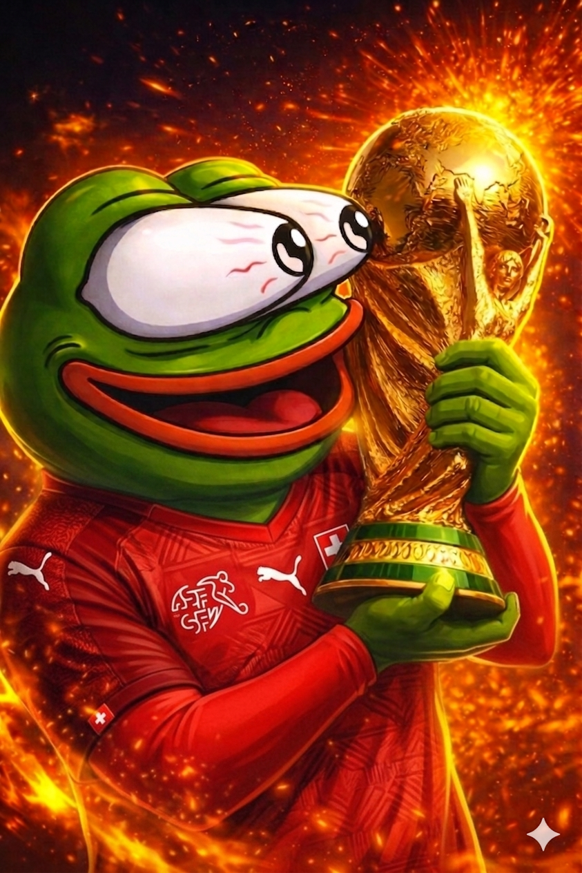 Pepe Switzerland sticker